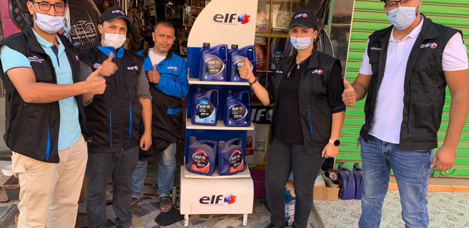 ELF National Caravan left Casablanca on May 24, 2021 and has since covered thousands of kilometers, stopping in dozens of cities and customers.