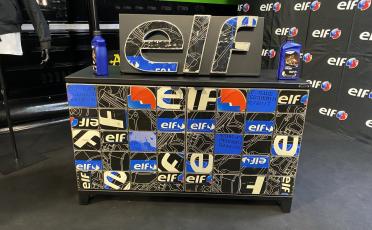 Elf booth at Eicma